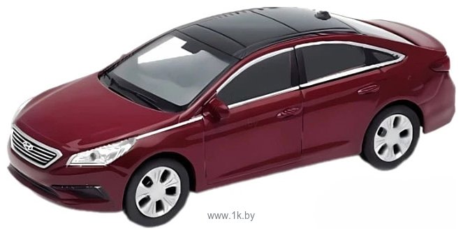 Фотографии Welly Hyundai Sonata 43717W (бордовый)