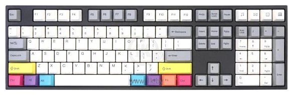 Фотографии Varmilo VD108 V2 Dual Mode CMYK Cherry MX Silent Red (без кириллицы)