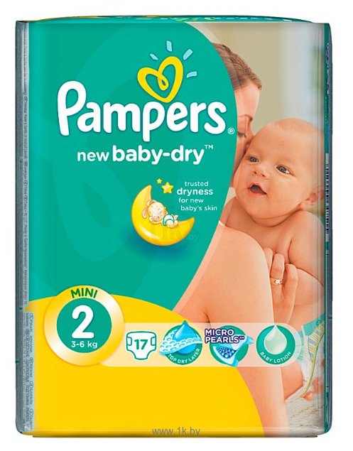 Фотографии Pampers New Baby-Dry 2 Mini (17 шт)