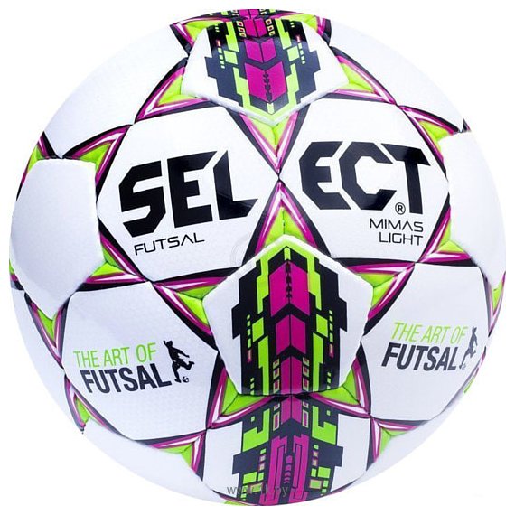 Фотографии Select Futsal Mimas Light (4 размер, белый/розовый/салатовый)