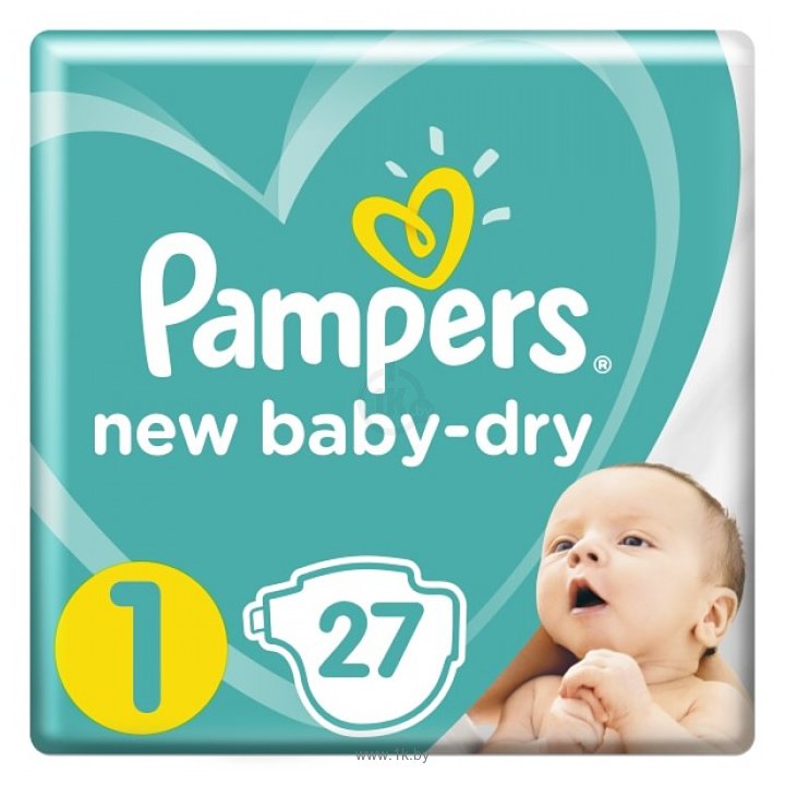 Фотографии Pampers New Baby-Dry (2-5 кг), 27 шт