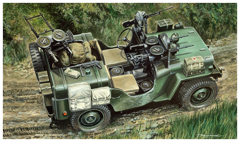 Фотографии Italeri 320 Commando Car