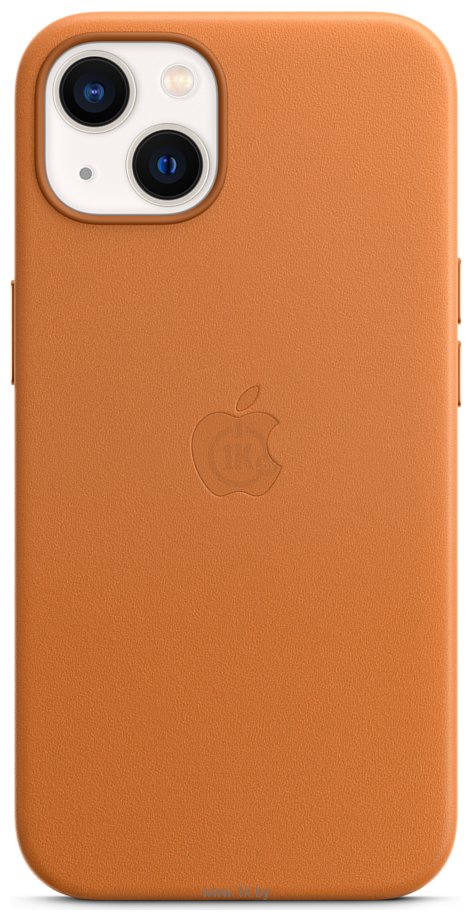 Фотографии Apple MagSafe Leather Case для iPhone 13 (золотистая охра)