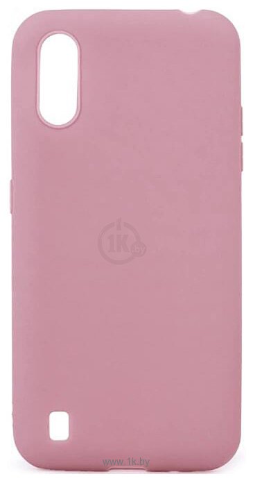 Фотографии Case Matte для Samsung Galaxy M01 (розовый)