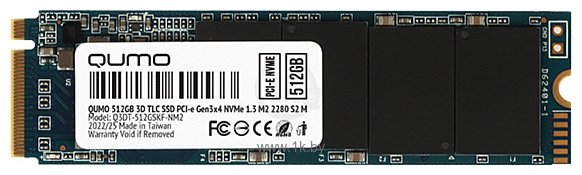 Фотографии QUMO Novation M2 NVMe 512GB Q3DT-512GSKF-NM2