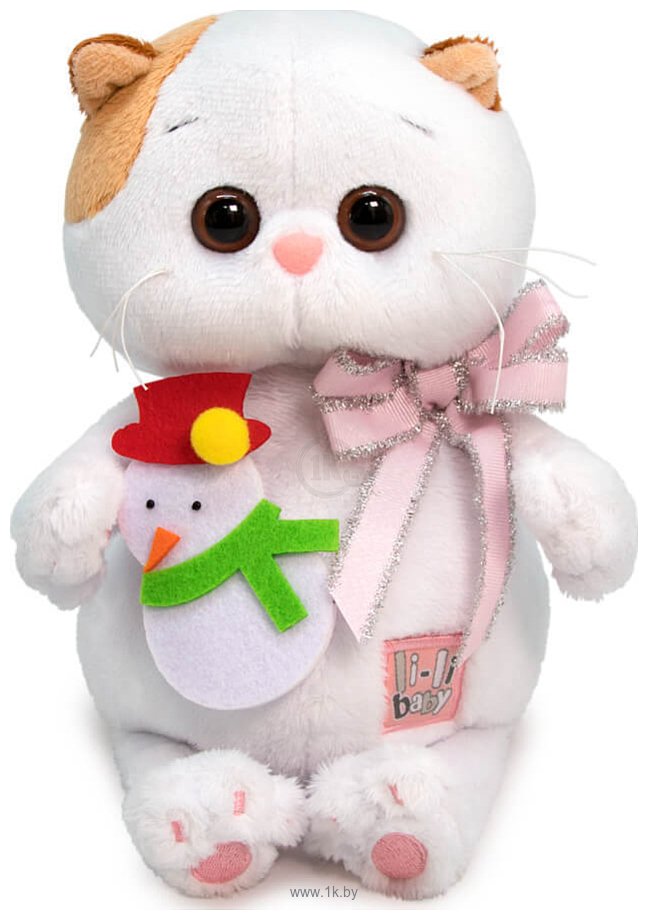 Фотографии BUDI BASA Collection Кошечка Ли-Ли Baby с игрушкой Снеговик LB-061 (20 см)