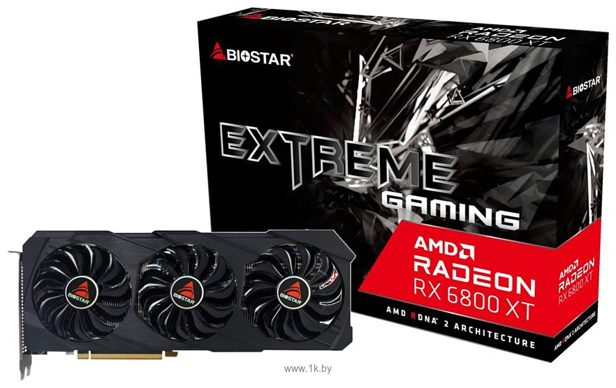 Фотографии BIOSTAR Radeon RX 6800 XT 16GB GDDR6 (VA68T6TMP2)