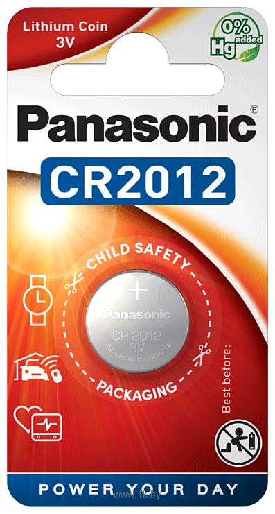 Фотографии Panasonic CR2012 Li-Ion 55 mAh (CR-2012EL/1B)