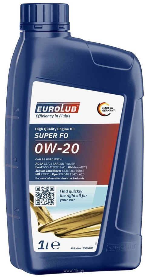 Фотографии EUROLUB Super FO 0W-20 1л