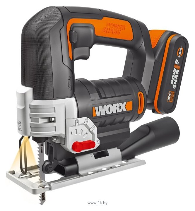 Фотографии Worx WX543 2.0Ач х1 кейс