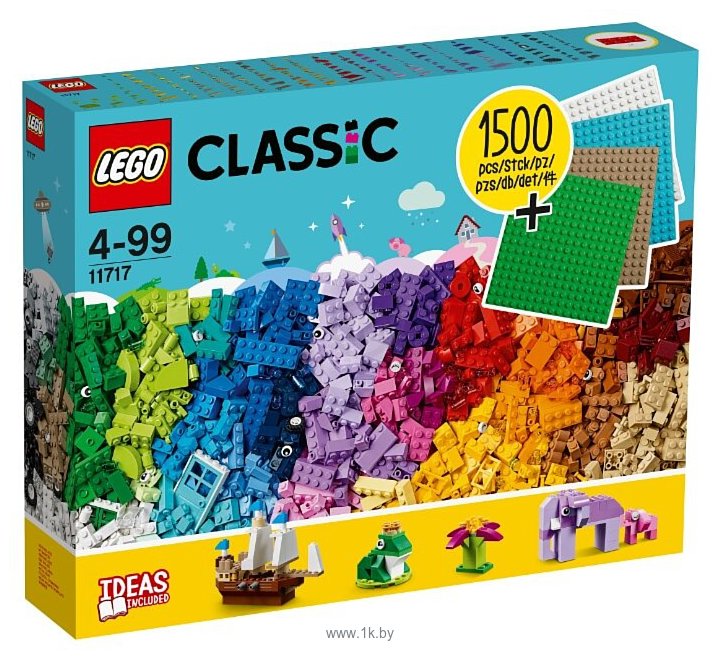 Фотографии LEGO Classic 11717 Кубики, кубики, пластины