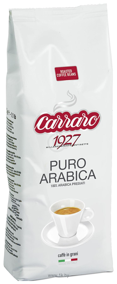 Фотографии Carraro Puro Arabica в зернах 500 г