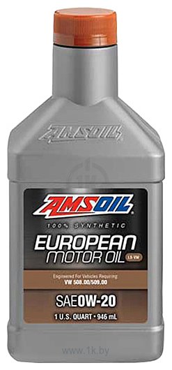 Фотографии Amsoil 100% Synthetic European Motor Oil LS-VW SAE 0W-20 0.946 л