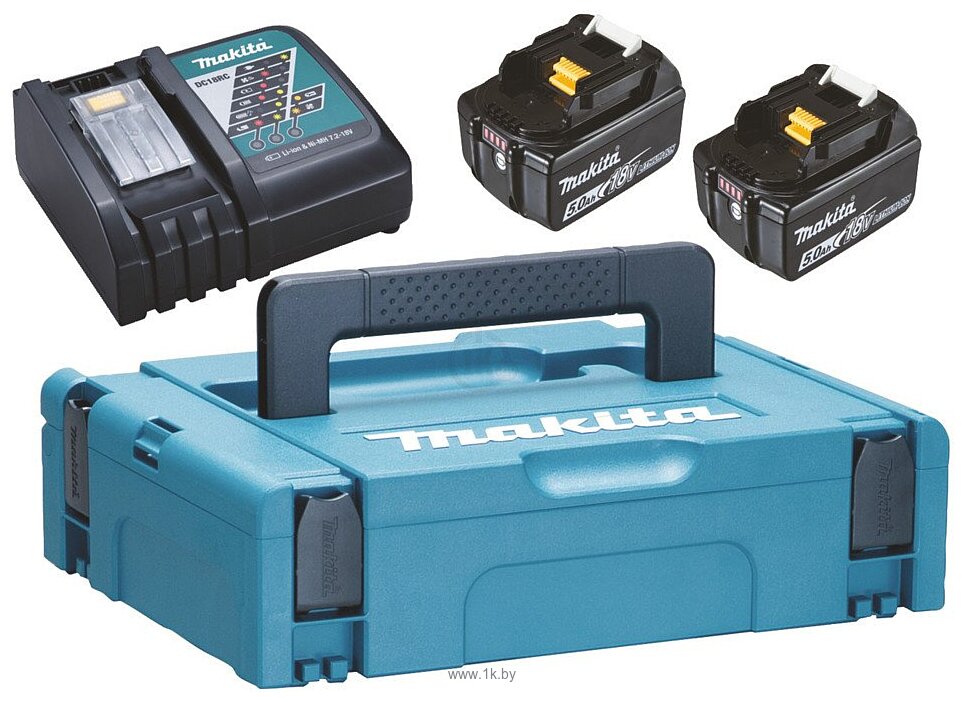 Фотографии Makita 197624-2 (18В/2x5 Ah + 7.2-18В + кейс)