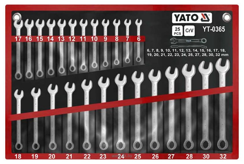 Фотографии Yato YT-0365 25 предметов