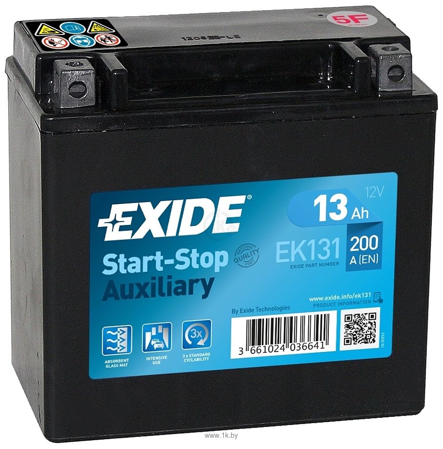 Фотографии Exide Start-Stop Auxiliary EK131