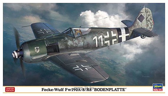 Фотографии Hasegawa Focke-Wulf Fw190A-8/R8 Bodenplatte 1/48 07470