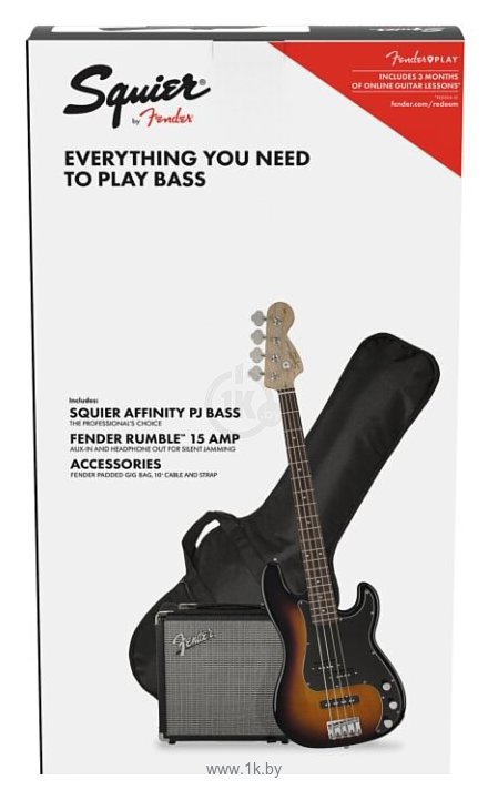 Фотографии Squier Affinity Series Precision Bass PJ Pack