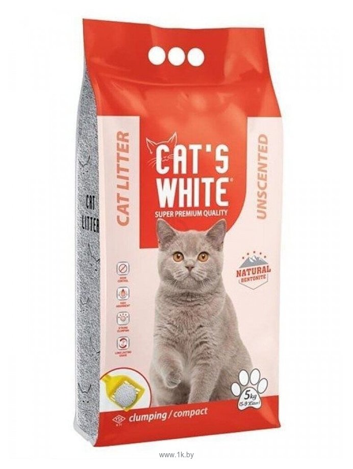 Фотографии Cat's White, без запаха , 5кг