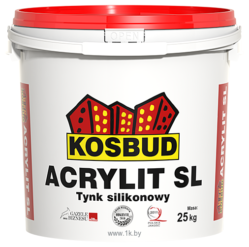 Фотографии Kosbud Acrylit-SL 25 кг (фактура короед)