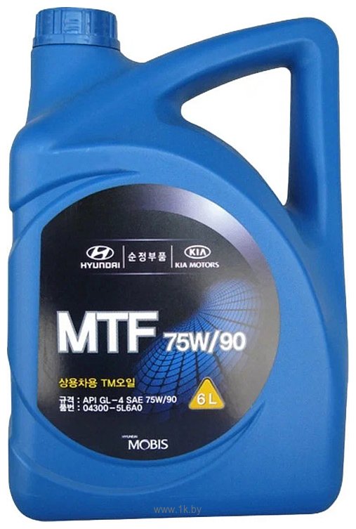 Фотографии Hyundai/KIA MTF Gear Oil 75W-90 6л