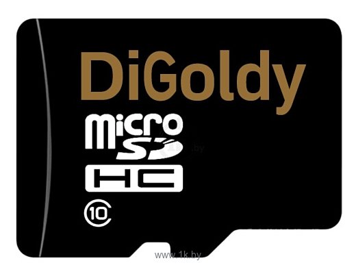 Фотографии DiGoldy microSD (Class 10) 16GB [DG0016GCSDHC10-W/A-AD]