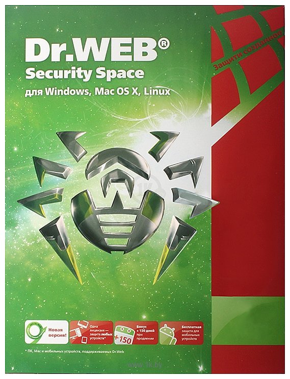 Фотографии Dr.Web Security Space (1 ПК, 1 год, продление)