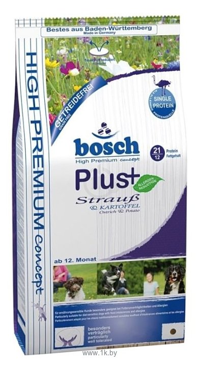 Фотографии Bosch Plus Ostrich & Potato (1 кг)