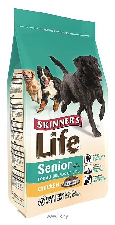 Фотографии SKINNER'S (2.5 кг) Life Senior с курицей