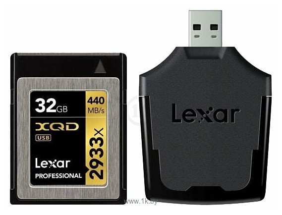 Фотографии Lexar Professional 2933x XQD 2.0 card 32GB + USB 3.0 reader