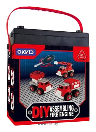 Фотографии OKKID DIY Assembling 1071 Пожарная машина