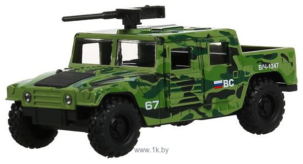 Фотографии Технопарк Армейский Внедорожник HUMVEPICKUP-12MIL-GN