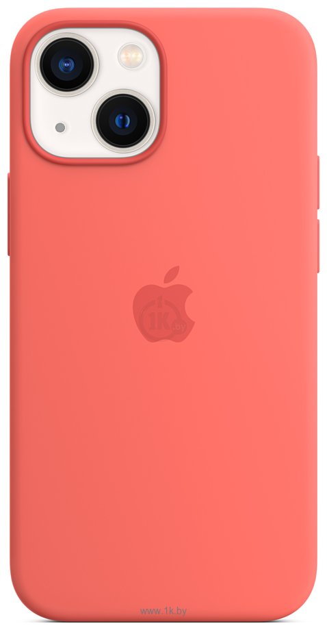 Фотографии Apple MagSafe Silicone Case для iPhone 13 mini (розовый помело)