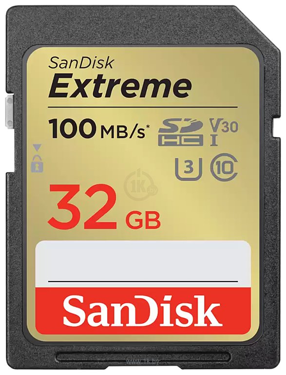 Фотографии SanDisk Extreme SDHC SDSDXVT-032G-GNCIN 32GB