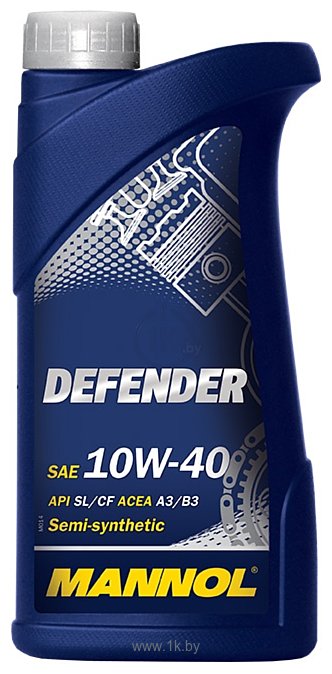 Фотографии Mannol DEFENDER STAHLSYNT 10W-40 API SL/CF 1л