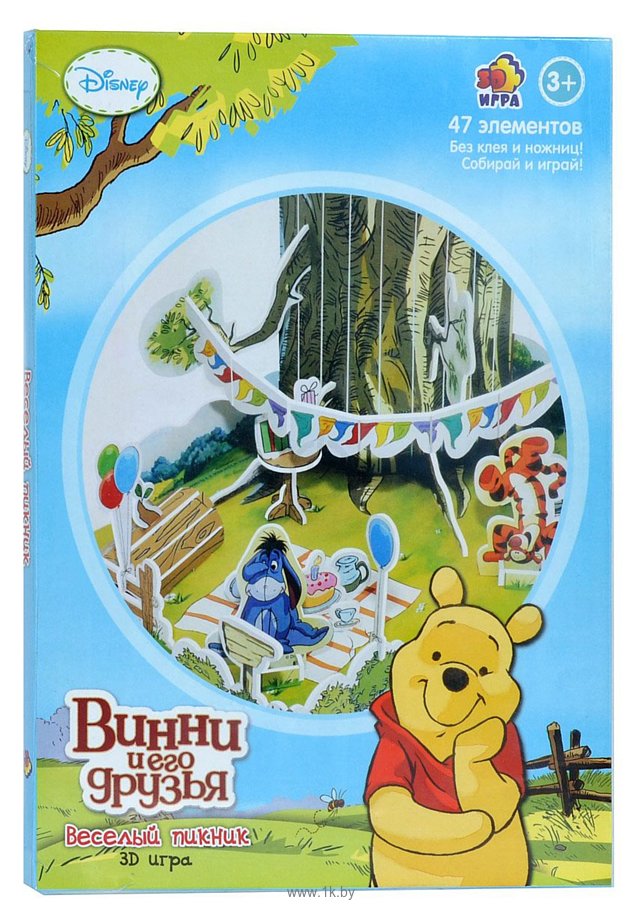 Фотографии Disney 3D-Пазл Веселый пикник (PDM156)