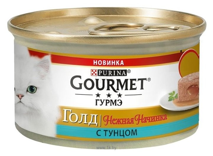 Фотографии Gourmet (0.085 кг) 1 шт. Gold Нежная начинка с тунцом
