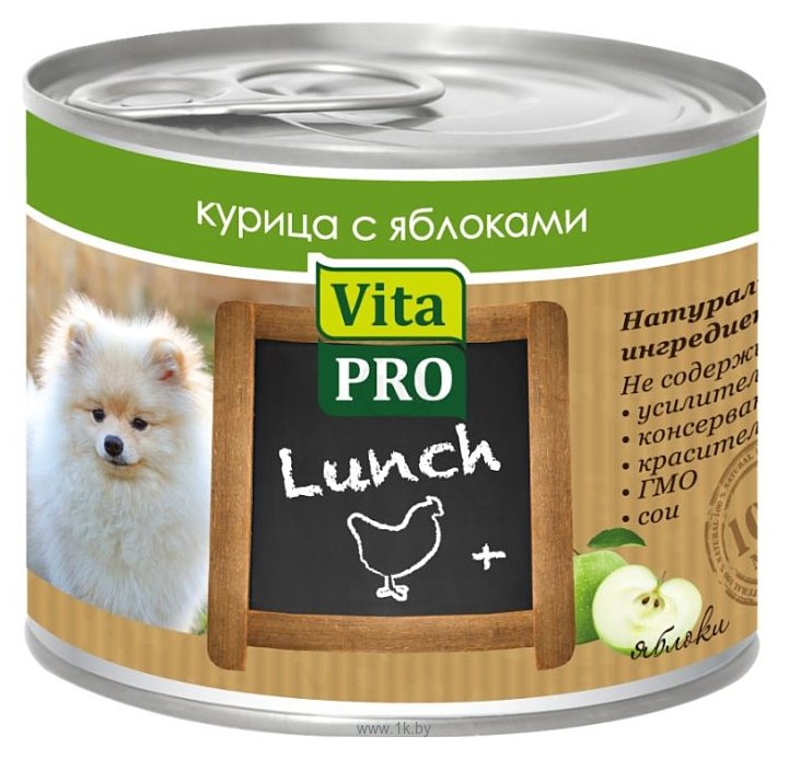Фотографии Vita PRO (0.2 кг) 1 шт. Мясные рецепты Lunch для собак, курица с яблоками