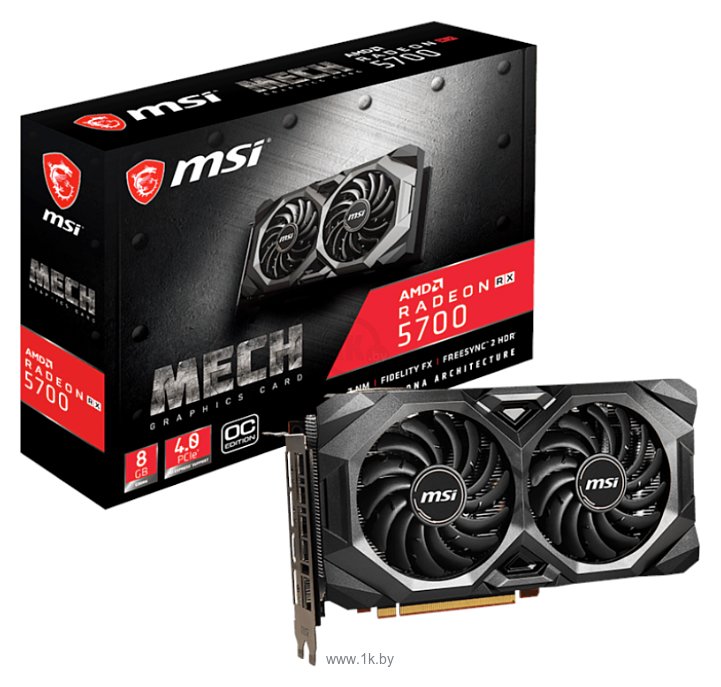 Фотографии MSI Radeon RX 5700 MECH OC