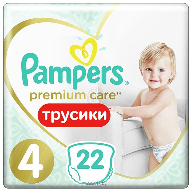 Фотографии Pampers Premium Care Pants 4 Maxi (9-15 кг), (22 шт)