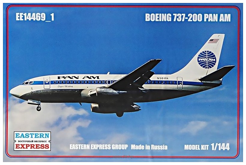 Фотографии Eastern Express Самолет Boeng 737-200 Pan Am EE14469-1