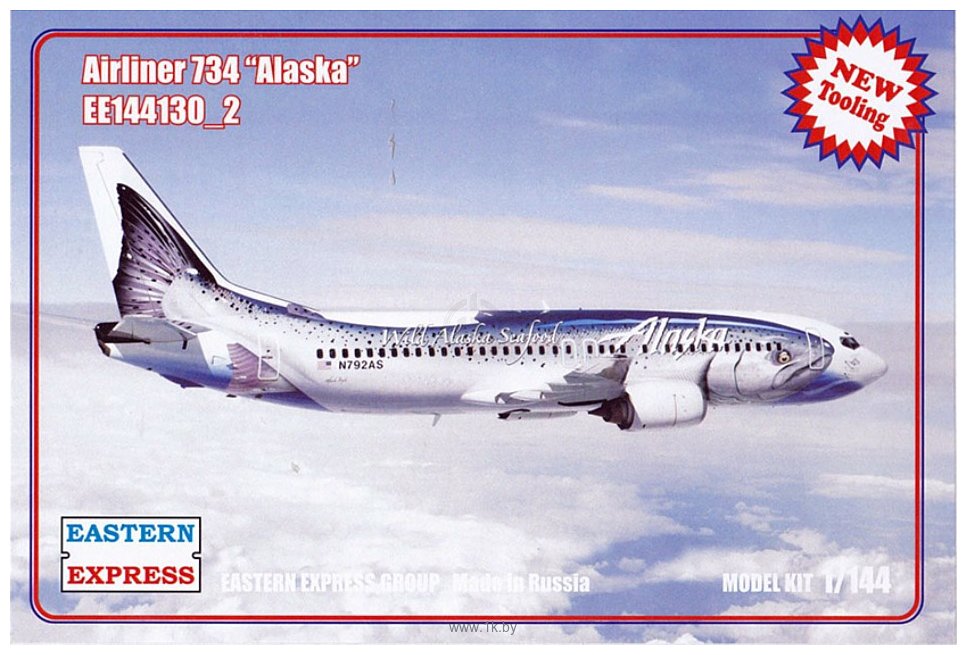 Фотографии Eastern Express Авиалайнер 737-400 Alaska Рыба EE144130-2