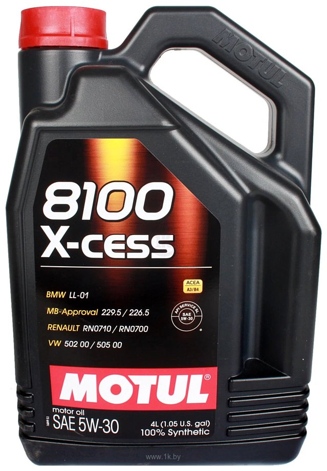 Фотографии Motul 8100 X-cess 5W-30 4л