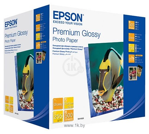 Фотографии Epson Premium Glossy Photo Paper 10x15 500 листов (C13S041826)