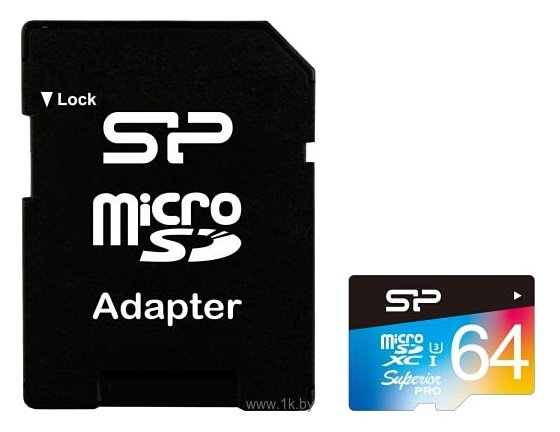 Фотографии Silicon Power Superior Pro microSDXC 64GB UHS Class 3 Class 10 + SD adapter
