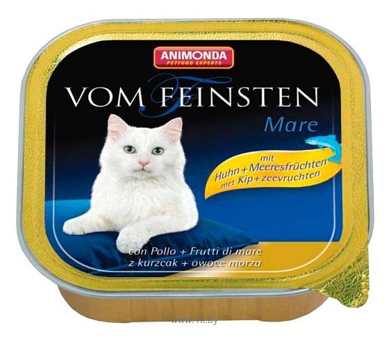 Фотографии Animonda Vom Feinsten Mare для кошек с курицей и морепродуктами (0.1 кг) 1 шт.
