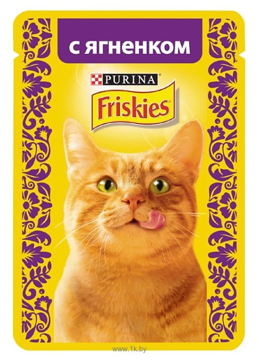 Фотографии Friskies (0.085 кг) 1 шт. Кусочки в подливе с Ягненком