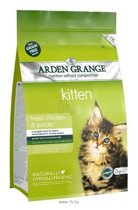 Фотографии Arden Grange (0.5 кг) Kitten курица и картофель сухой корм беззерновой для котят