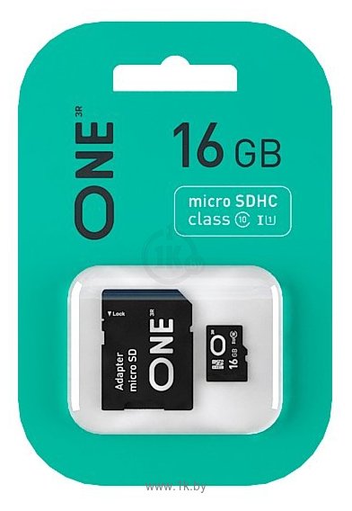 Фотографии One microSDHC Class 10 UHS-I U1 16GB + SD adapter