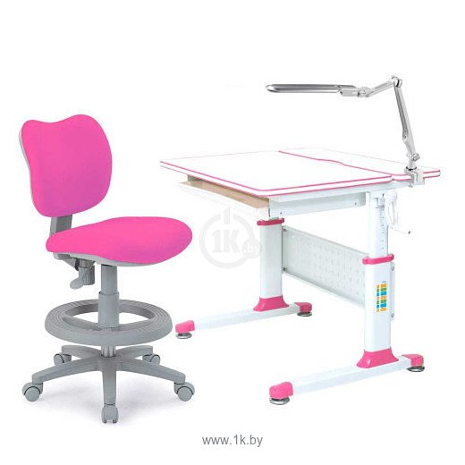 Фотографии TCT Nanotec G6+XS с креслом Kids Chair и лампой (белый/розовый)